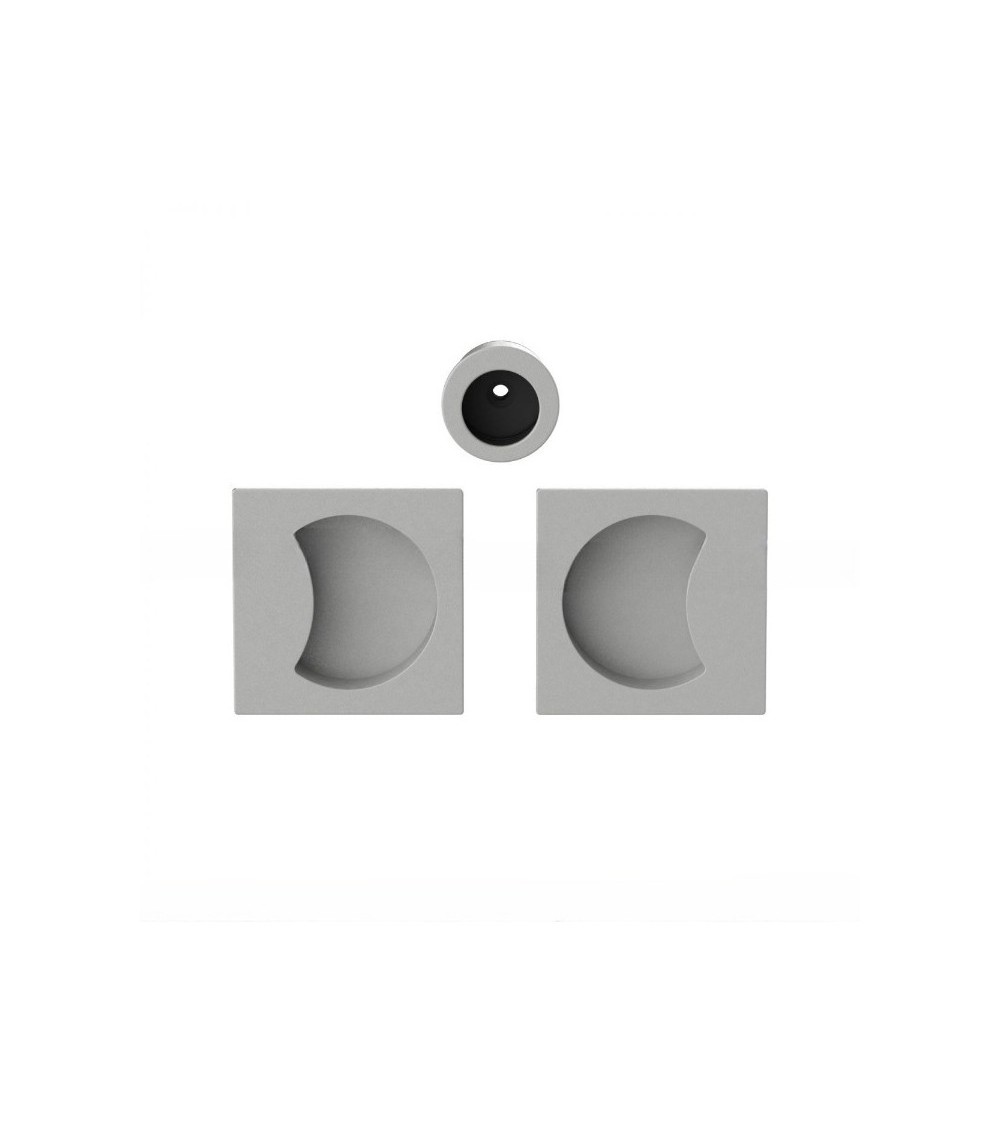 Colombo Design Moon One silver sliding door handle designer handle
