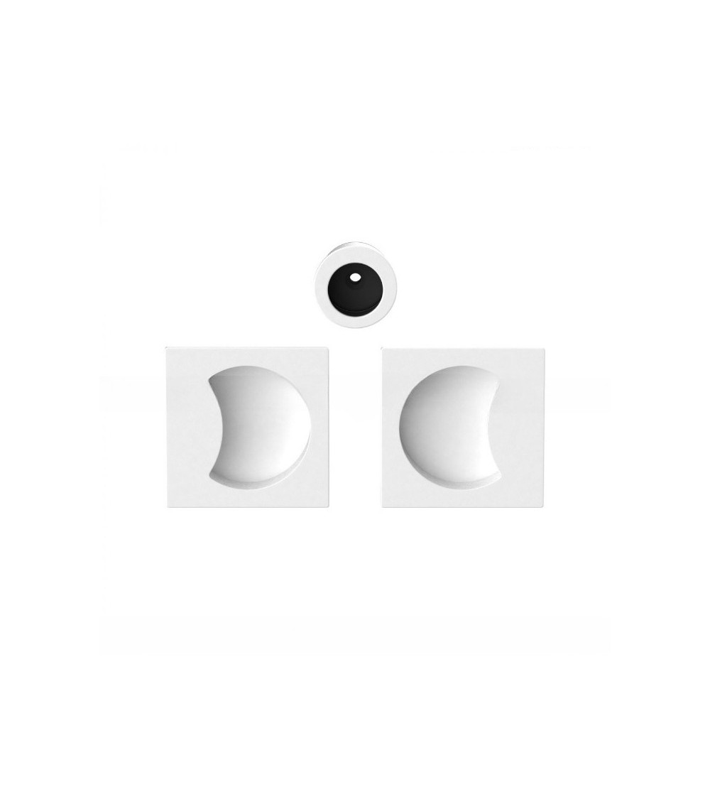 Colombo Design Moon One white sliding door handle designer handle
