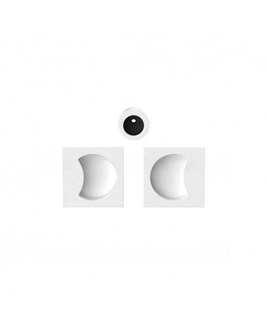 Colombo Design Moon One white sliding door handle designer handle