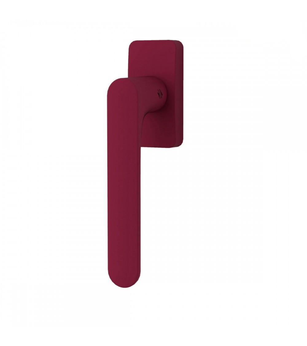 Bordeaux Purple window handle - Moon One Square - designer handle