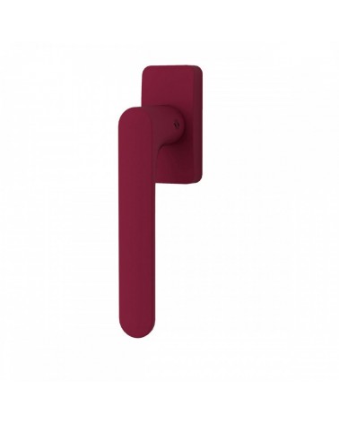 Bordeaux Purple window handle - Moon One Square - designer handle