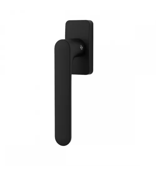 Black window handle - Moon One Square - designer handle