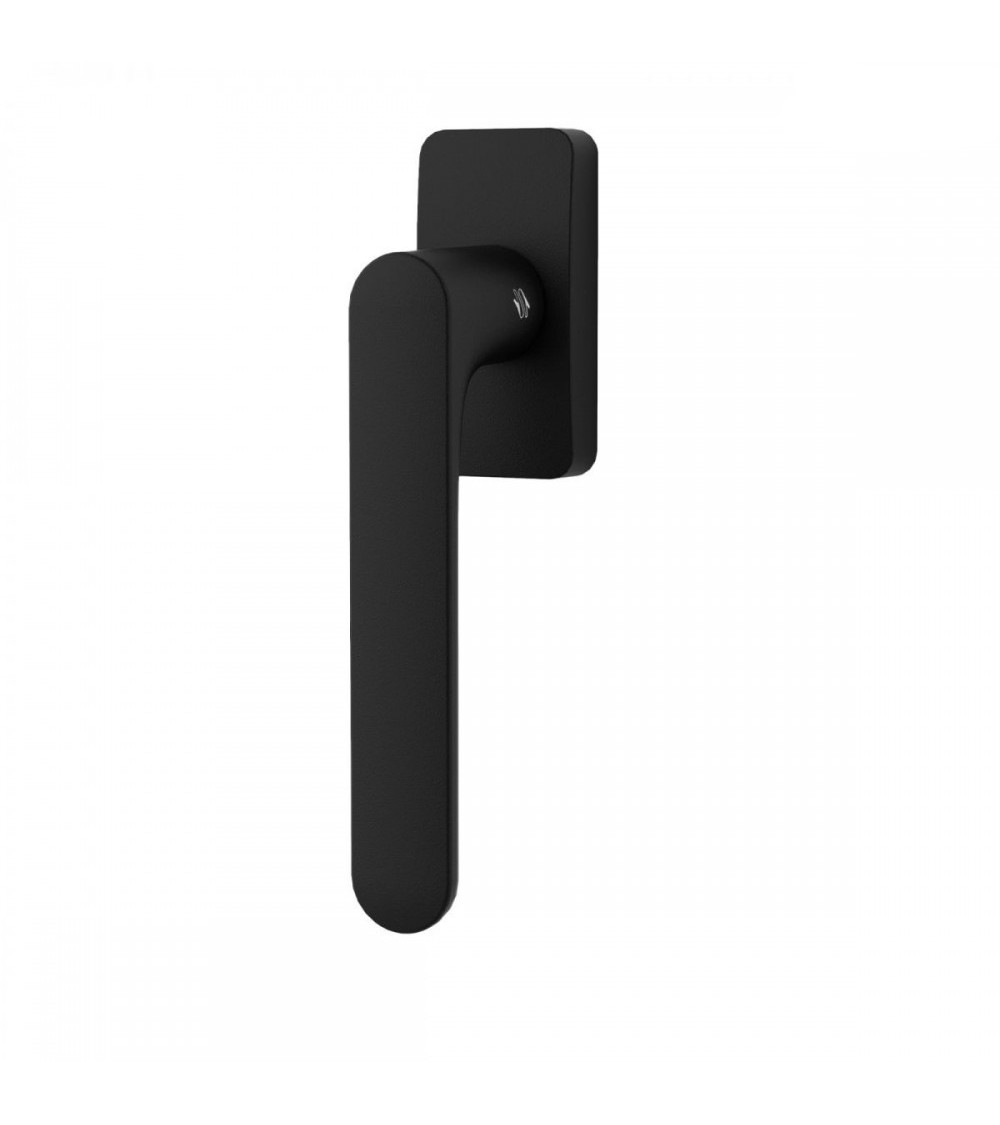 Black window handle - Moon One Square - designer handle