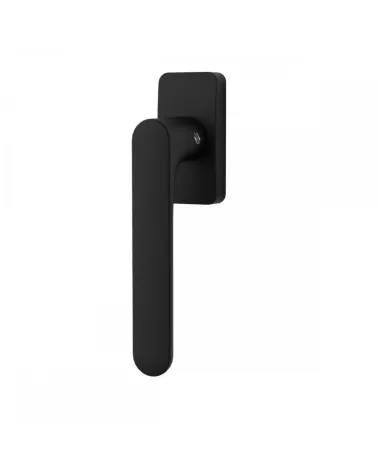 Black window handle - Moon One Square - designer handle