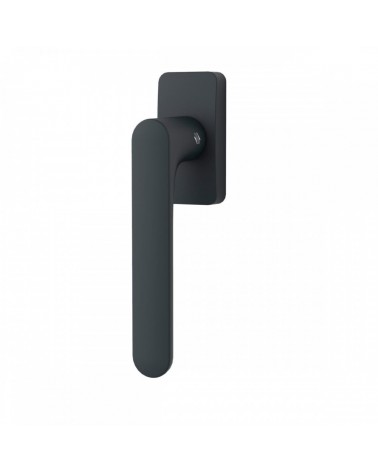 Titanium window handle - Moon One Square - designer handle