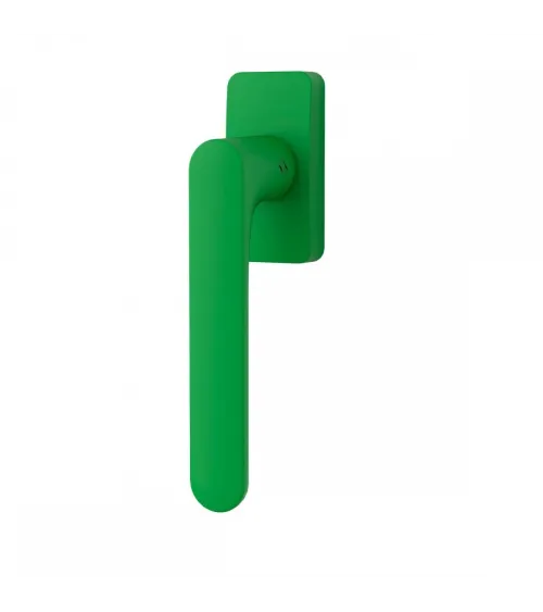 Lemon Green window handle - Moon One Square - designer handle