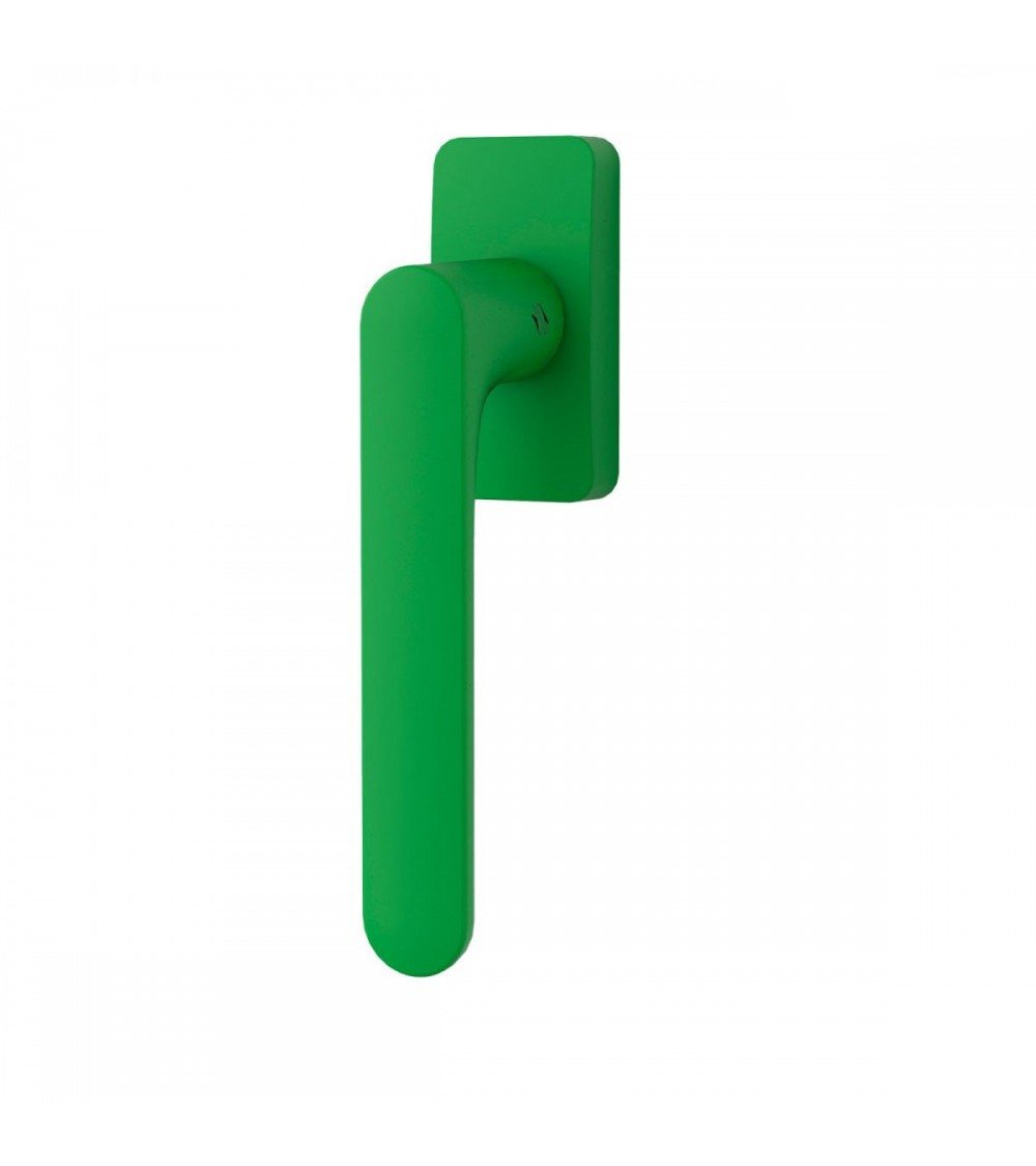 Lemon Green window handle - Moon One Square - designer handle