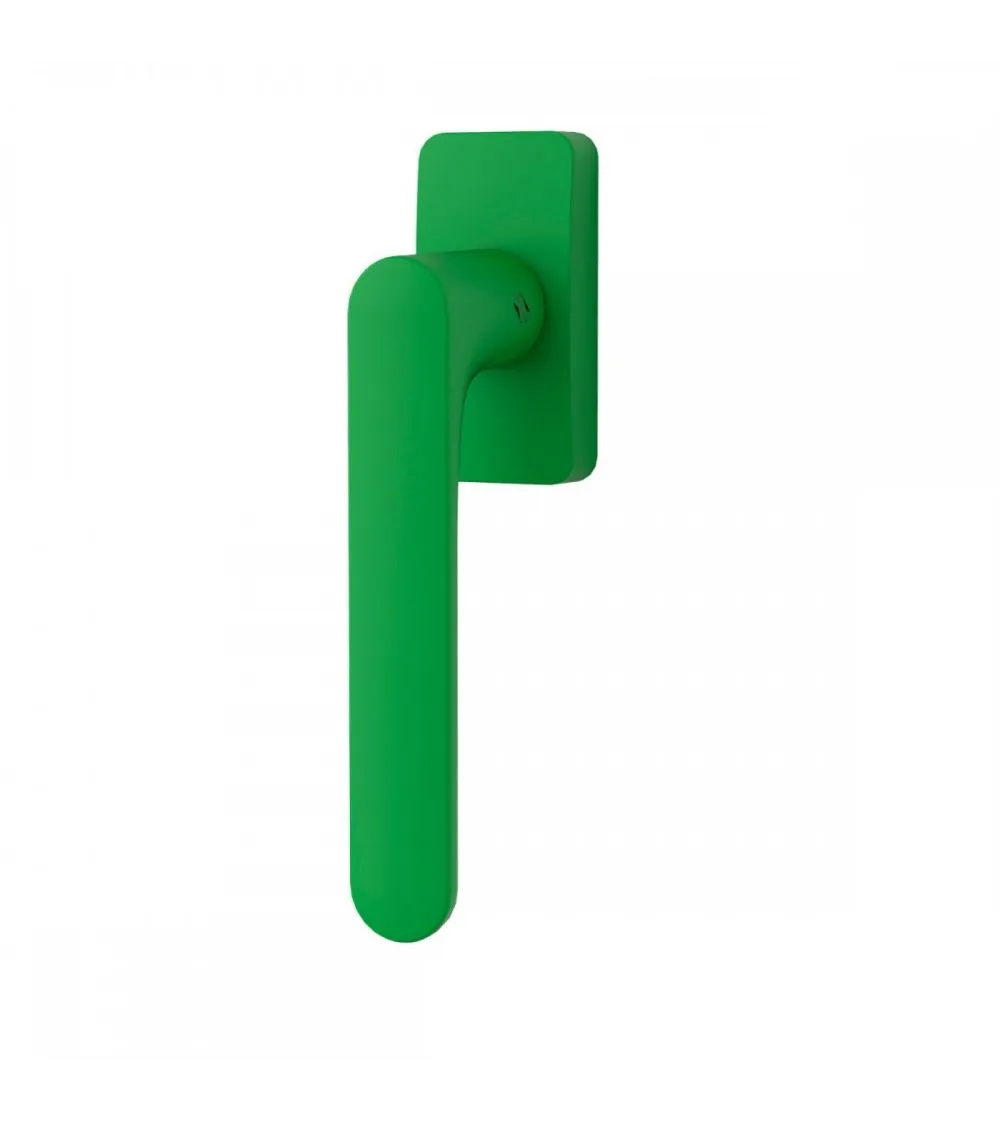 Lemon Green window handle - Moon One Square - designer handle