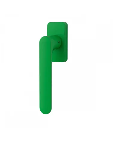 Lemon Green window handle - Moon One Square - designer handle