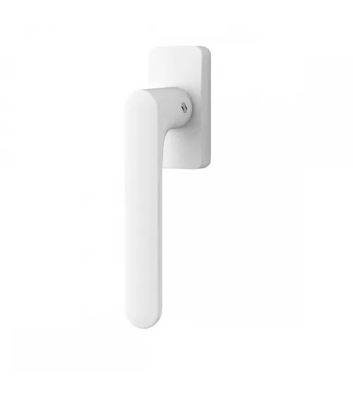 White window handle - Moon One Square - designer handle
