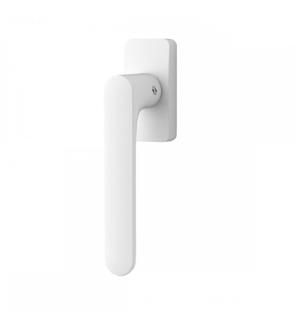 White window handle - Moon One Square - designer handle