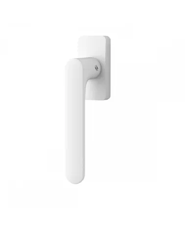 White window handle - Moon One Square - designer handle