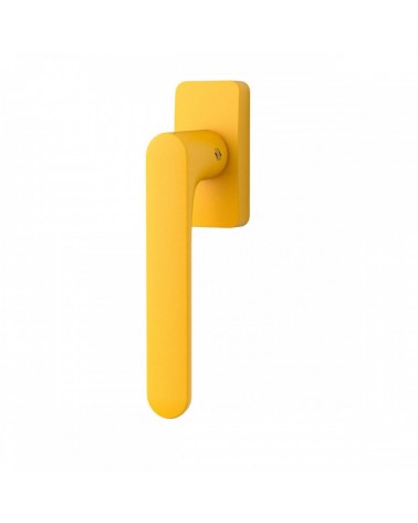 Lemon Yellow window handle - Moon One Square - designer handle