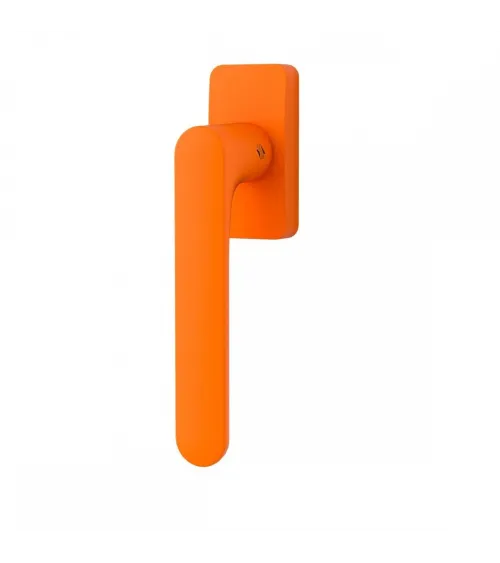 Sunset Orange window handle - Moon One Square - designer handle