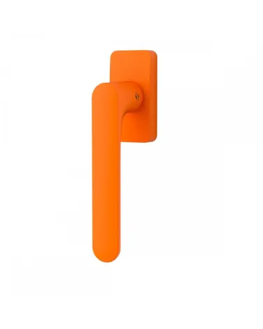 Sunset Orange window handle - Moon One Square - designer handle