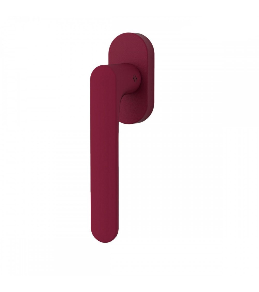 Burgundy Violet window handle - Moon One Round - designer handle