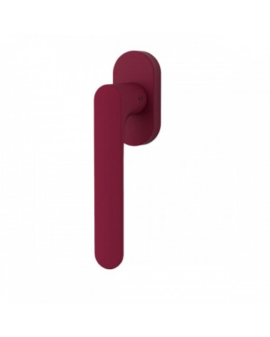 Burgundy Violet window handle - Moon One Round - designer handle