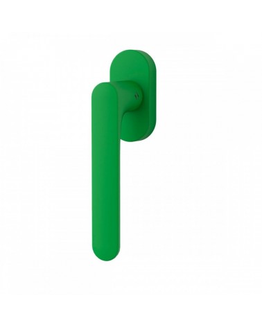 Lime Green window handle - Moon One Round - designer handle