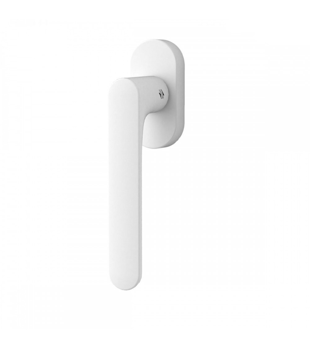 White window handle - Moon One Round - designer handle