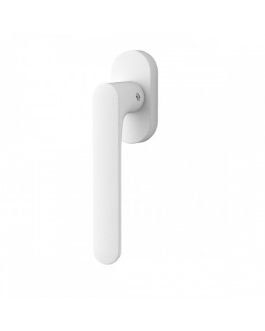 White window handle - Moon One Round - designer handle