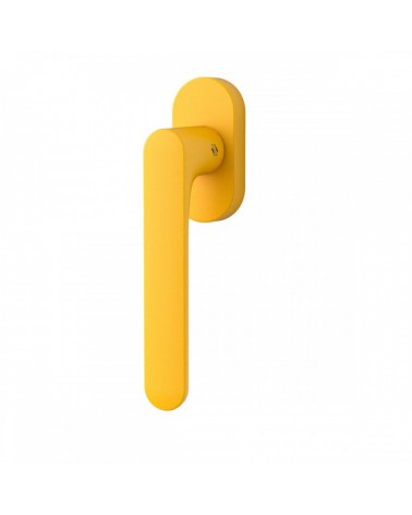 Lemon Yellow window handle - Moon One Round - designer handle