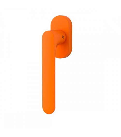 Sunset Orange window handle - Moon One Round - designer handle