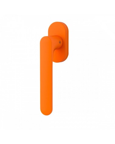 Sunset Orange window handle - Moon One Round - designer handle