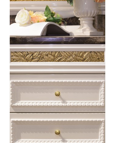 Glass furniture knob ASTER - designer handle
