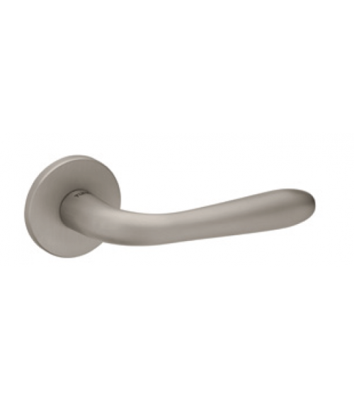 Brushed nickel door handle TUPAI 294 designer handle
