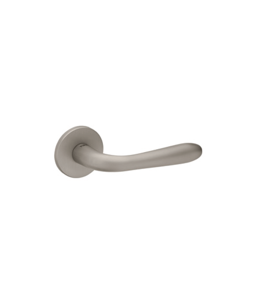 Brushed nickel door handle TUPAI 294 designer handle