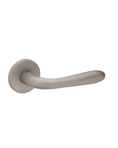 Brushed nickel door handle TUPAI 294 designer handle