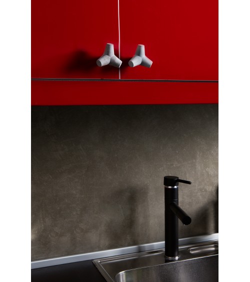 Concrete wall hook / Marine furniture knob Made in Greece - designer handle