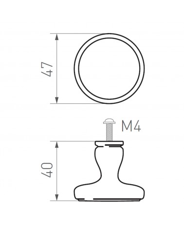 copy of Shell furniture handle P47 - designer handle