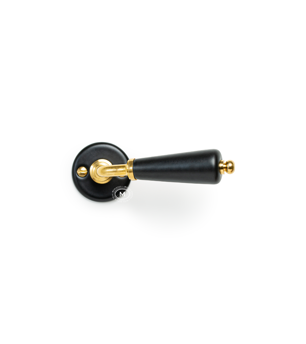 Merigous black porcelain door handle - design handle