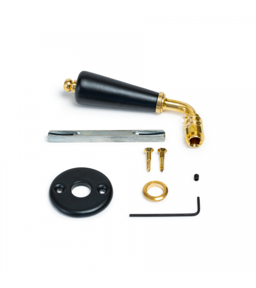 Merigous black porcelain door handle - design handle