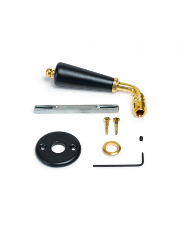 Merigous black porcelain door handle - design handle