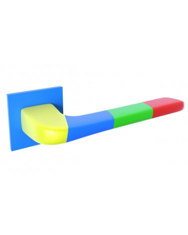 Solo paintable door handle - designer handle