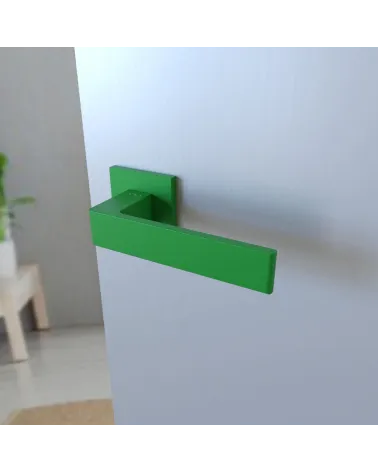 Paintable door handle Line GIULIA designer handle colour 2