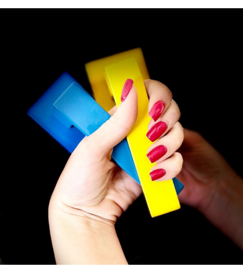 Line Square paintable door handle - designer handle