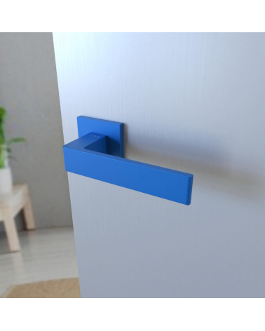 Square Line paintable door handle - designer handle