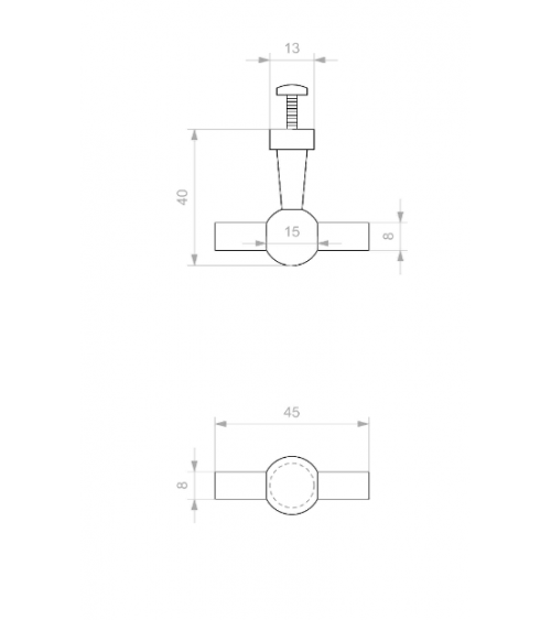 Btch furniture knob - design handle