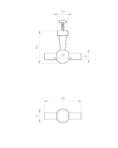 Btch furniture knob - design handle
