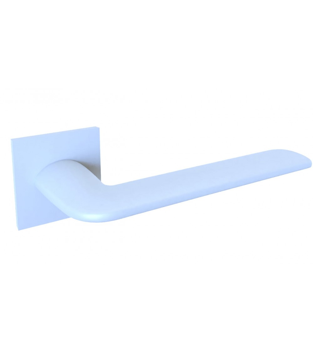 White Square Line Stinger Door Handle