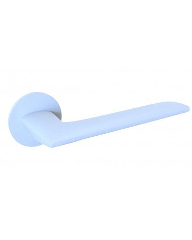 White door handle GIULIA Line design handle