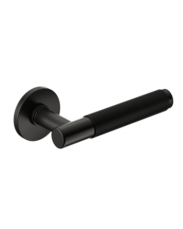 Black Time Slim door handle design handle angled view