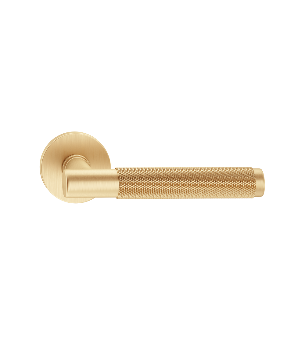 Satin gold Time Slim door handle design handle