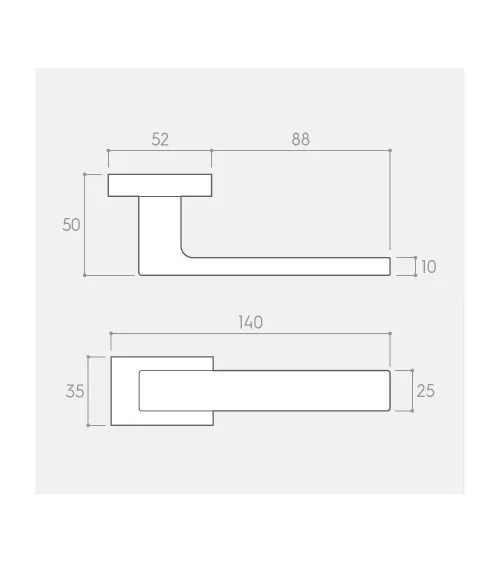 FOCUS graphite door handle design handle