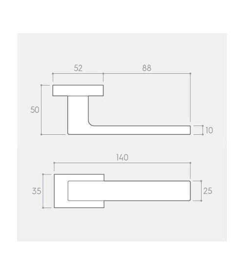 FOCUS graphite door handle design handle