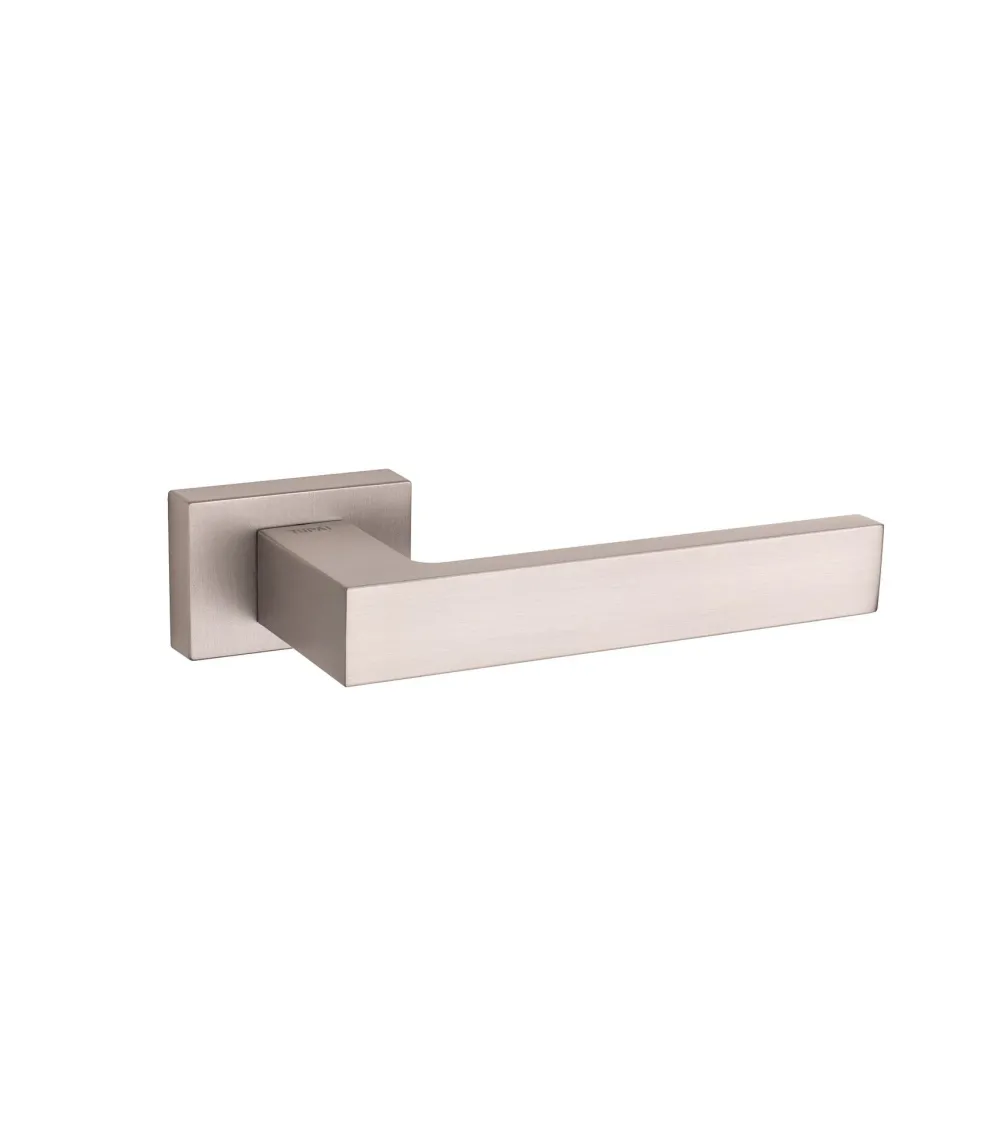 Rectangular plate door handle TUPAI 2275 designer handle