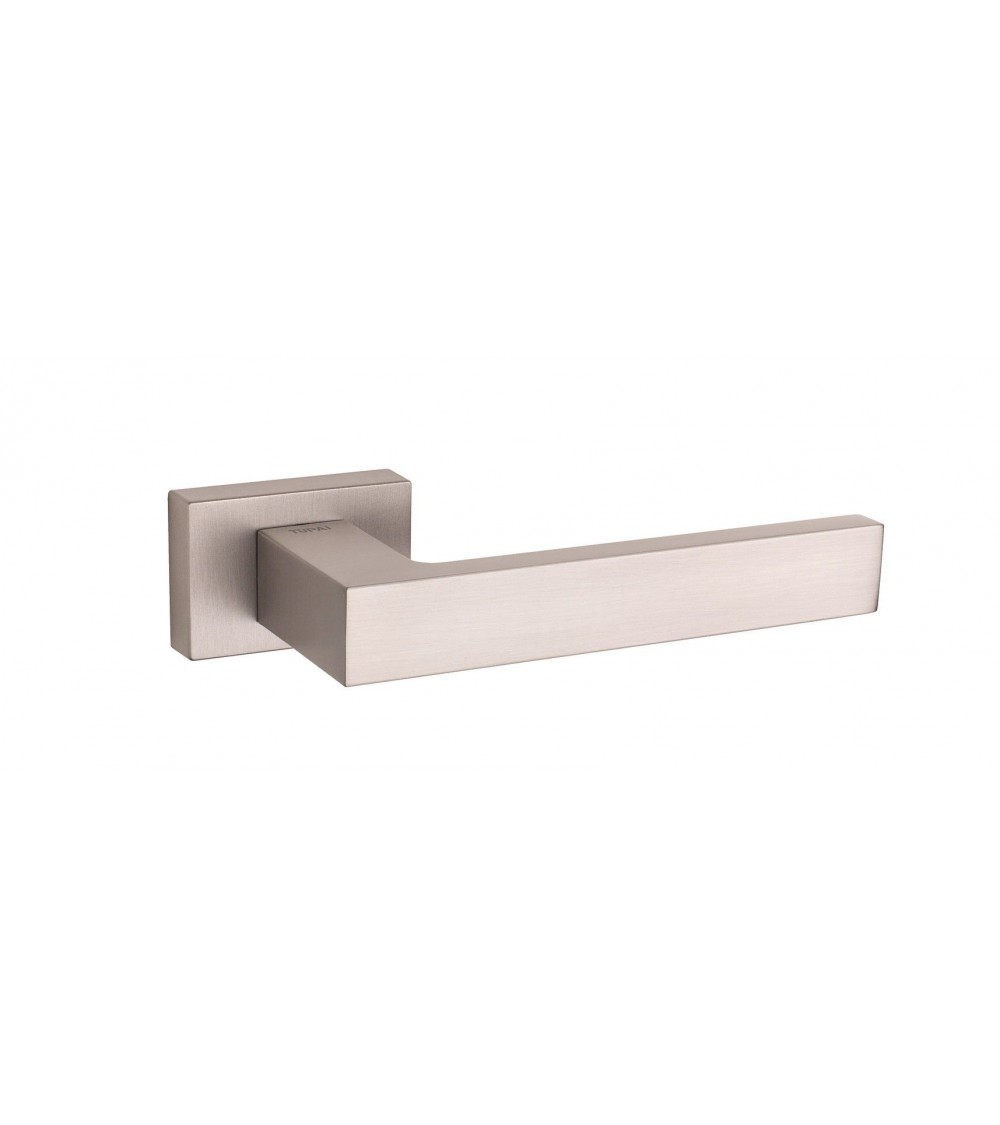 Rectangular plate door handle TUPAI 2275 designer handle